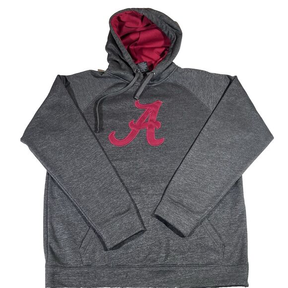 University of Alabama Crimson Tide Pulloever Hoodie Sweatshirt Men's Large - Picture 1 of 8